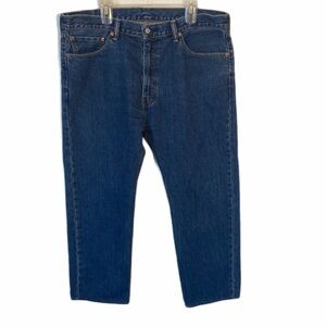 ALTERED! Levi's Classic Straight Indigo Jeans Size 40x26